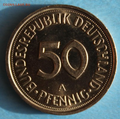 С РУБ.ФРГ 50 пфеннигов 1990г."А" UNC до 25.03 в 22-00 - IMG_6848.JPG