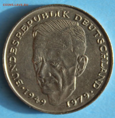 С РУБ. ФРГ 2 марк 1979г."G" КУРТ ШУМАХЕР до 25.03 в 22-00 - IMG_6823.JPG