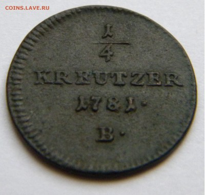 4 Крейцер В Австрия  Иосиф 1781г.  до 25.03.19г. 22:00 - DSCN7500.JPG