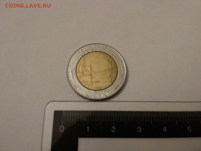 500 лир Италия 1982 г биметалл - 23