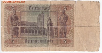 ГЕРМАНИЯ - 5 марок 1942 г. до 26.03 в 22.00 - IMG_20190320_0017