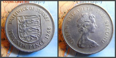 Джерси 5 новых пенсов, 1968 - 3