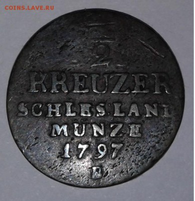 2крейцера 1797г.Герм.Пруссия,Бранденбург до 26.03.19 22:00 - 20190320_193534