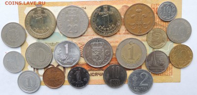 лот из 20 иностранных монет без повторов - DSCN8922.JPG
