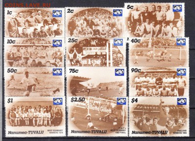 Тувалу 1986 футбол 12м** - 25а