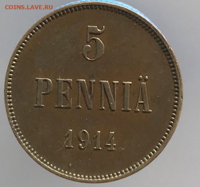 5 пенни 1914 г До 28.03.2019 22.00 по МСК - D0A0D58B-3466-42CB-9FF3-37868089065F
