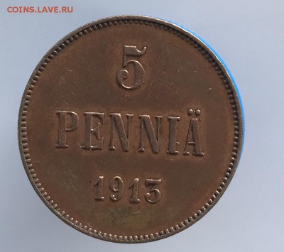 5 пенни 1913 г. До 28.03.2019 22.00 по МСК - 8DD4A03C-510C-4D8B-915F-F4A99C3C3ABC