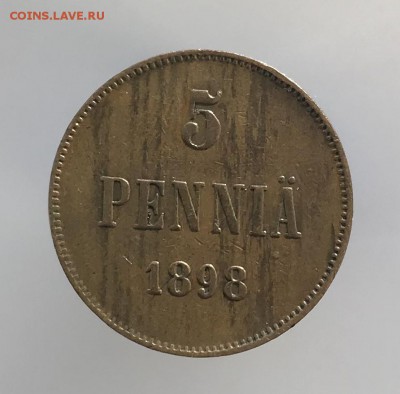 5 пенни 1898 г До 28.03.2019 22.00 по МСК - 20C03905-796E-44CB-AB5F-9515332DB6F5