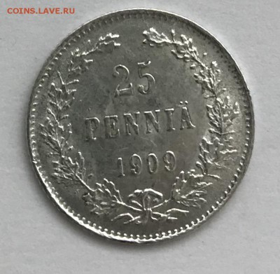 25 пенни 1909г АU До 28.03.2019 22.00 по МСК - AD58BD9A-2047-4073-9E29-14A31A598766