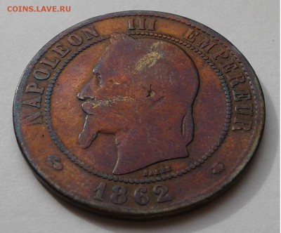 5 сантимов А, Франция 1862г. Наполеон III до 28.03.19г.22:00 - 20190322_151216