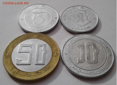 2,5,10,50 динаров Алжир 2004-2013гг. до 28.03.19г. 22:00 - 20190322_151610