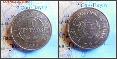 Боливия 10 сентаво, 2010 - 10