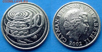 Каймановы острова - 10 центов 2002 года до 28.03 - Каймановы острова 10 центов 2002