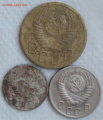 5,10,15 копеек 1950. До 25.03.19. 22-00 Мск. - EyaYMK2vsGA
