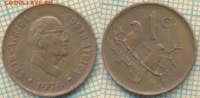 ЮАР 1 цент 1976 г., до 28.03.2019 г. 22.00 по Москве - ЮАР 1 цент 1976  5721