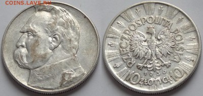 Польша 10 злотых 1936 по фиксу - Польша 10 злотых  1936 - 08.04.16