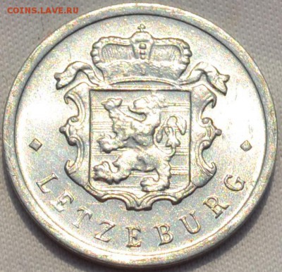 Люксембург 25 сантимов 1957 ; 1967. 26. 03. 2019. в 22 - 00. - DSC_0135