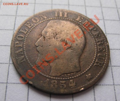 Франция 5 сантимов 1854 Наполеон III  до  21.06 в 22:00 мск - IMG_1669.JPG