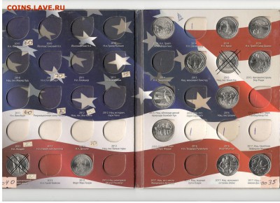 25 центов США "нац. парки". Распродажа по 30 рублей. - Квотеры США