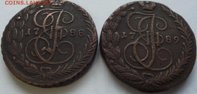 5 копеек Екатерина 2 (2шт) 1788, 1789 - DSCF3916.JPG