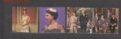 Тувалу NUI 1987 королева Елизавета 4м** - 9