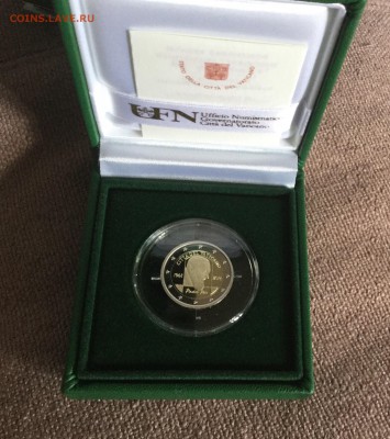2 евро Ватикан 2018 Падре Пио proof. Оценка. - E2654A51-33C9-4A79-96B7-79ABA9130B62