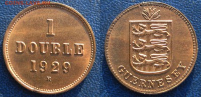 Остров Гернси 1 дубль 1929 год до 27.03 в 22-00 МСК - 1 герн