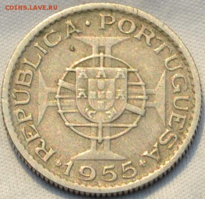 Португалия Мозамбик 2,5 эскудо 1955.28. 03.2019. в 22 - 00. - DSC_0184