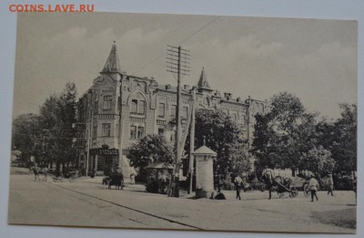 Открытки дореволюционные - Житомир УГОЛ БЕРДИЧЕВСКОЙ И БУЛЬВАРА