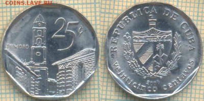 Куба 25 сентаво 2008 г., до 01.04.2019 г. 22.00 по Москве - Куба 25 сентаво  2008  5531