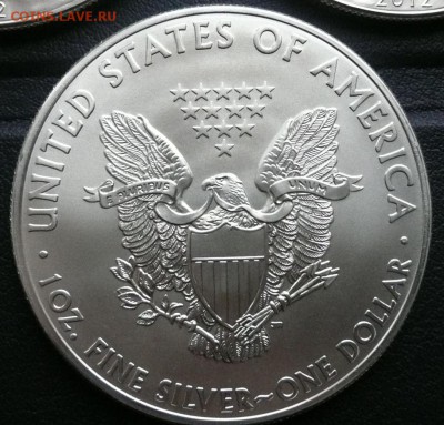 1 доллар США 2012г. Шагающая свобода 1 унция Ag - 1550 - 4.JPG