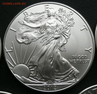 1 доллар США 2012г. Шагающая свобода 1 унция Ag - 1550 - 3.JPG