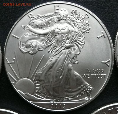 1 доллар США 2012г. Шагающая свобода 1 унция Ag - 1550 - 2.JPG