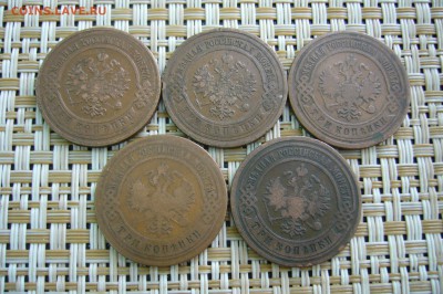 Ассорти 3 копейки 1899-1915 - 30-03-19 - 23-10 мск - P2090037.JPG