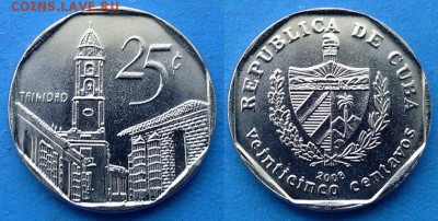 Куба - 25 сентаво 2008 года до 1.04 - Куба 25 сентаво 2008