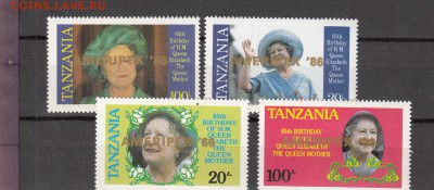 Танзания 1986 Королева Елизавета 4м надпечатка - 120