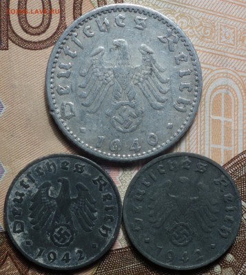 1рп 1942г G и J, 50рп 1940г А 02.04.19 в 22-00 - DSC05859.JPG