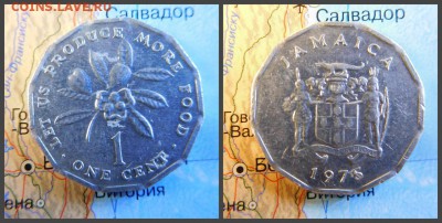 Ямайка 1 цент, 1975 - 6