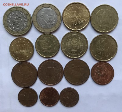Евро, евроценты. 15 монет, из оборота. До 01.04.2019 22.00 - EB2D4FC5-BCAC-47FD-AFCA-D777ADCC8543