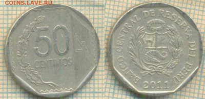 Перу 50 сентимо 2011 г., до 03.04.2019 г. 22.00 по Москве - Перу 50 сентимо 2011  5844