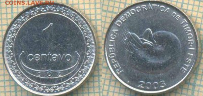Тимор 1 сентаво 2003 г., до 03.04.2019 г. 22.00 по Москве - Тимор 1 сентаво 2003 5836