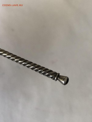 ЧАЙНАЯ СЕРЕБРЯНАЯ ЛОЖКА 875 ПРОБЫ 18 ГРАММ - 118228413 (4)