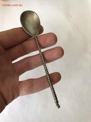 ЧАЙНАЯ СЕРЕБРЯНАЯ ЛОЖКА 875 ПРОБЫ 18 ГРАММ - 118228413