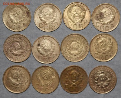 3 коп 1930-57 г. 12 шт. До 31 03 19 в 22 00 по Мск - 34