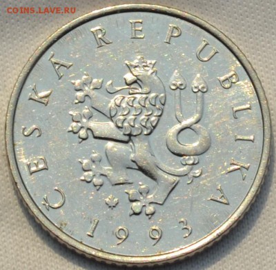 Чешская республика 1 крона 1993.01. 04. 2019. в 22 - 00. - DSC_0204