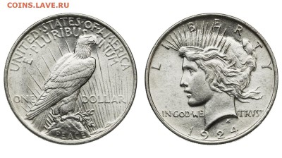 США. 1 доллар 1924 г. Peace. До 03.04.19. - IMG_9246.JPG