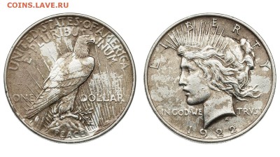 США. 1 доллар 1922 г. Peace. До 03.04.19. - IMG_9250.JPG