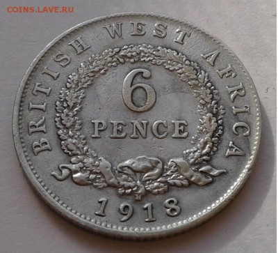 6пенсов 1918г.Британская Западная Африка до 05.04.19г. 22:00 - 20190330_155511