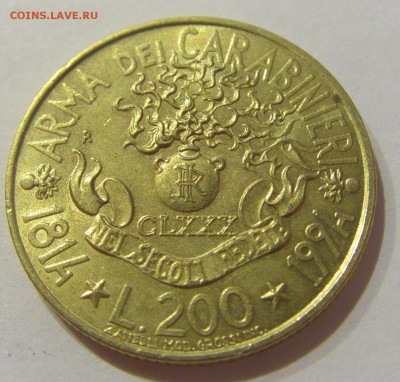 200 лир 1994 карабинеры Италия №2 05.04.2019 22:00 МСК - CIMG6823.JPG