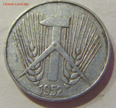 5 пфеннигов 1952 Е ГДР №1 05.04.2019 22:00 МСК - CIMG7275.JPG